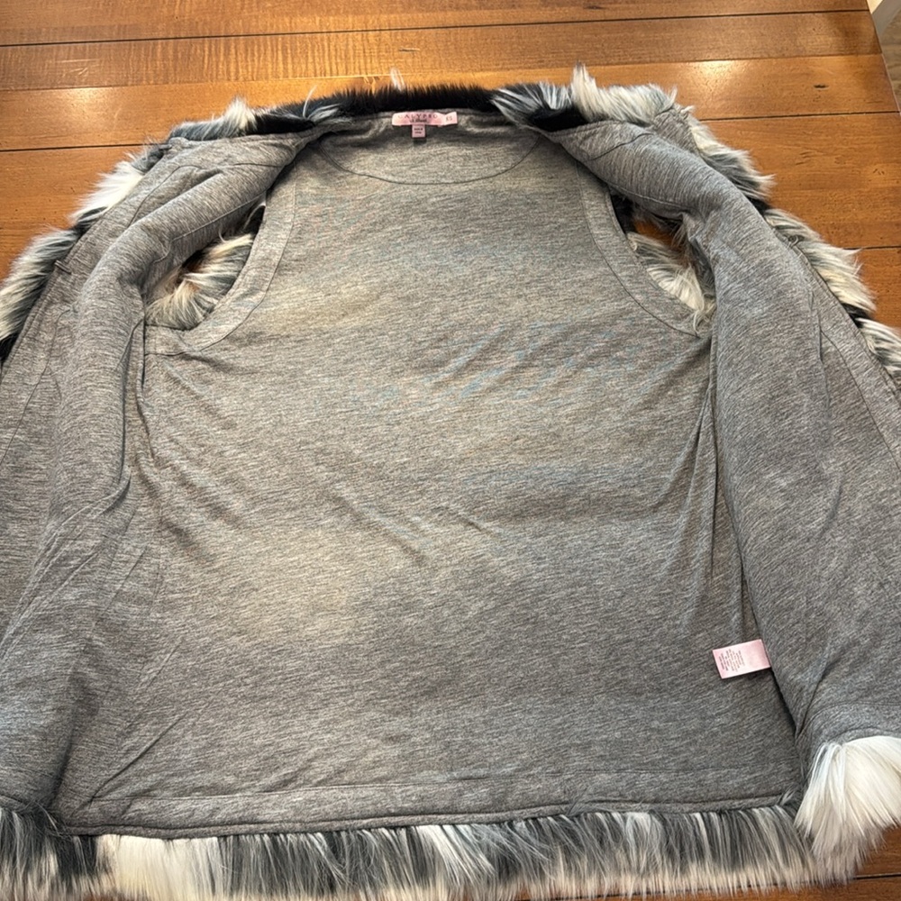 Calypso St. Barth Merveille Faux Fur Vest View 6